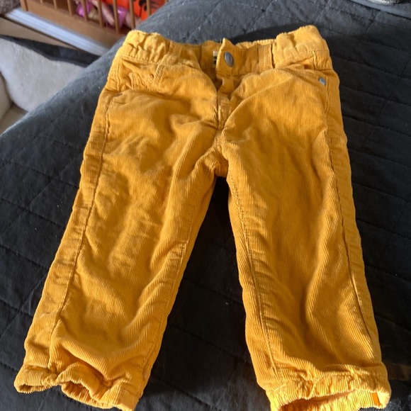 Clearance  Tape A L’Oeil mustard corduroys - Picture 1 of 4